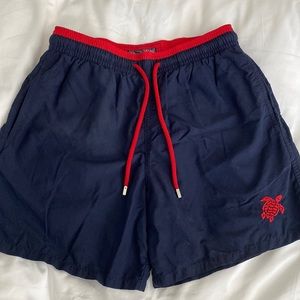 men’s navy vilebrequin swimsuit size L